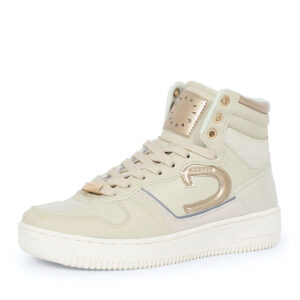 Cruyff Campo High Lux Dames Sneakers Beige-37 ~ Spinze.nl