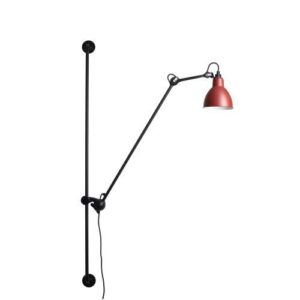 DCW Editions Lampe Gras N214 Round Wandlamp - Rood ~ Spinze.nl