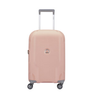 Delsey Clavel 4 Wheel Handbagage Trolley Expandable 55/35 cm Pink ~ Spinze.nl