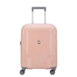 Delsey Clavel 4 Wheel Slim Handbagage Trolley 55 cm Pink ~ Spinze.nl