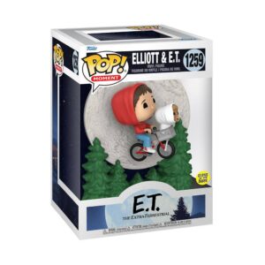 E.T. the Extra-Terrestrial POP! Moment Vinyl Figure Elliot and ET Flying (GITD) 9cm ~ Spinze.nl