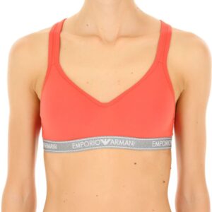 Emporio Armani dames padded bralette - rood ~ Spinze.nl