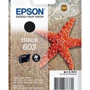 Epson 603 - Zeester Inkt Zwart ~ Spinze.nl