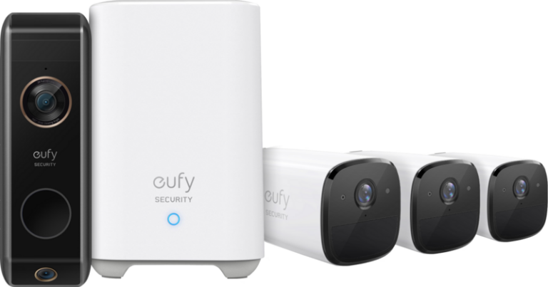 Eufycam 2 Pro 3-pack + Eufy Video Doorbell Dual 2 Pro ~ Spinze.nl