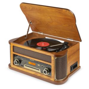 Fenton Memphis grammofoon platenspeler met Bluetooth