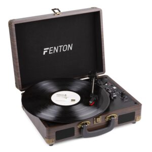 Fenton RP115B retro platenspeler met Bluetooth en USB - Houtlook ~ Spinze.nl