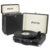 Fenton RP115C platenspeler met Bluetooth en bijpassende koffer - Zwart ~ Spinze.nl