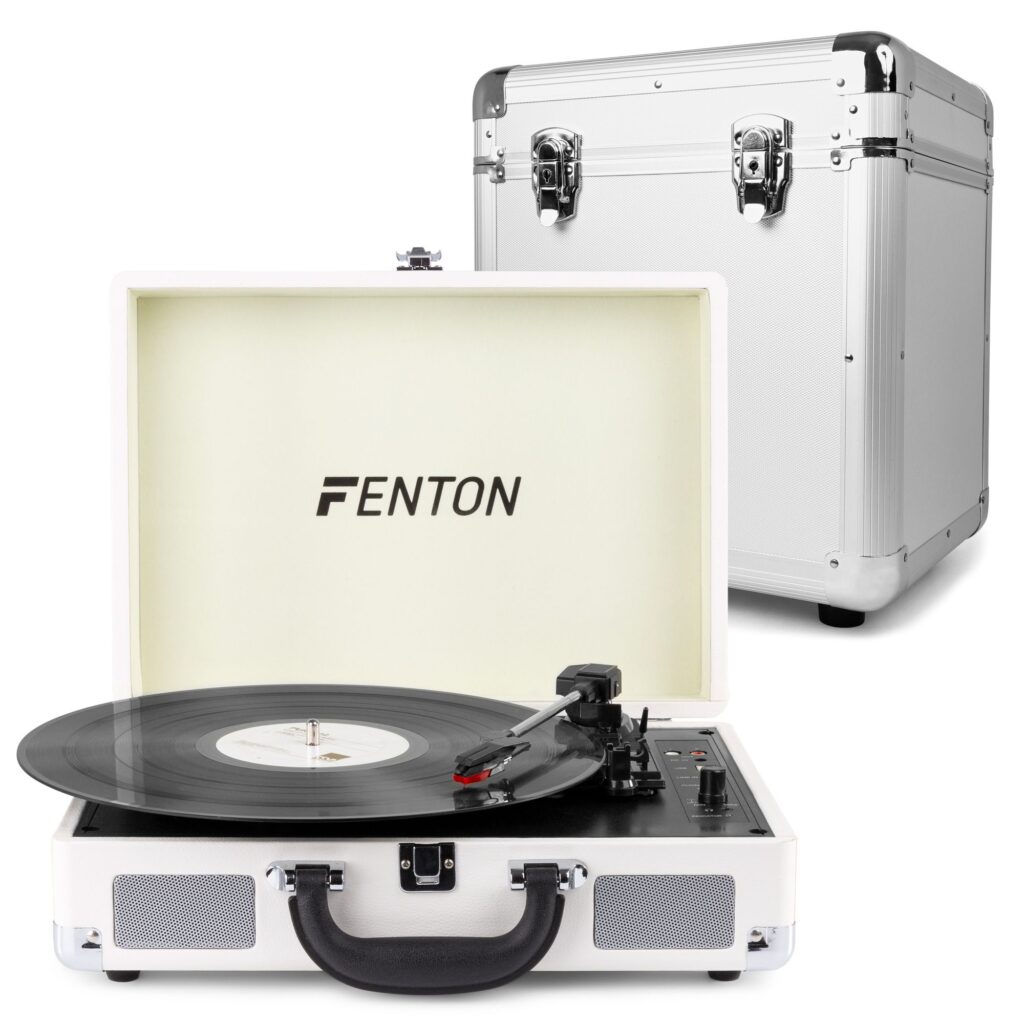 Fenton RP115D platenspeler met Bluetooth en platenkoffer ~ Spinze.nl