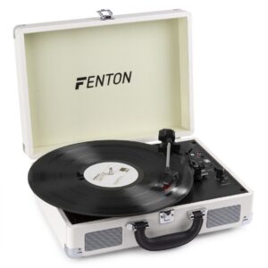 Fenton RP115D retro platenspeler met Bluetooth en USB - Wit ~ Spinze.nl