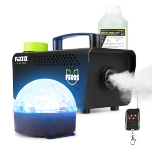 Fuzzix F500S Party rookmachine met 1L rookvloeistof en MAX discolamp ~ Spinze.nl