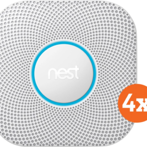 Google Nest Protect V2 Netstroom 4-Pack ~ Spinze.nl