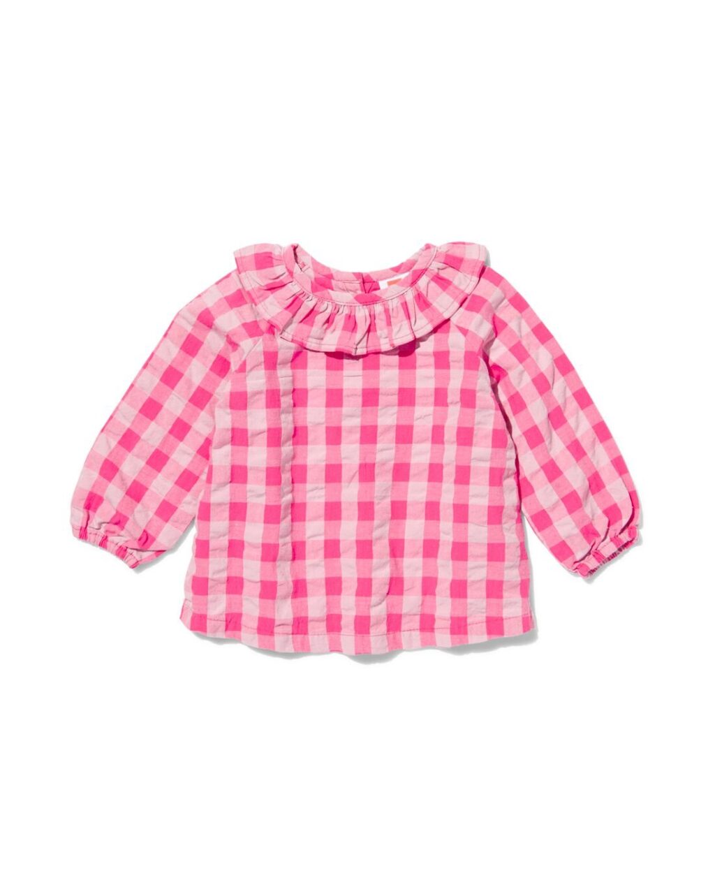 HEMA Baby Shirt Ruiten Roze (roze) ~ Spinze.nl