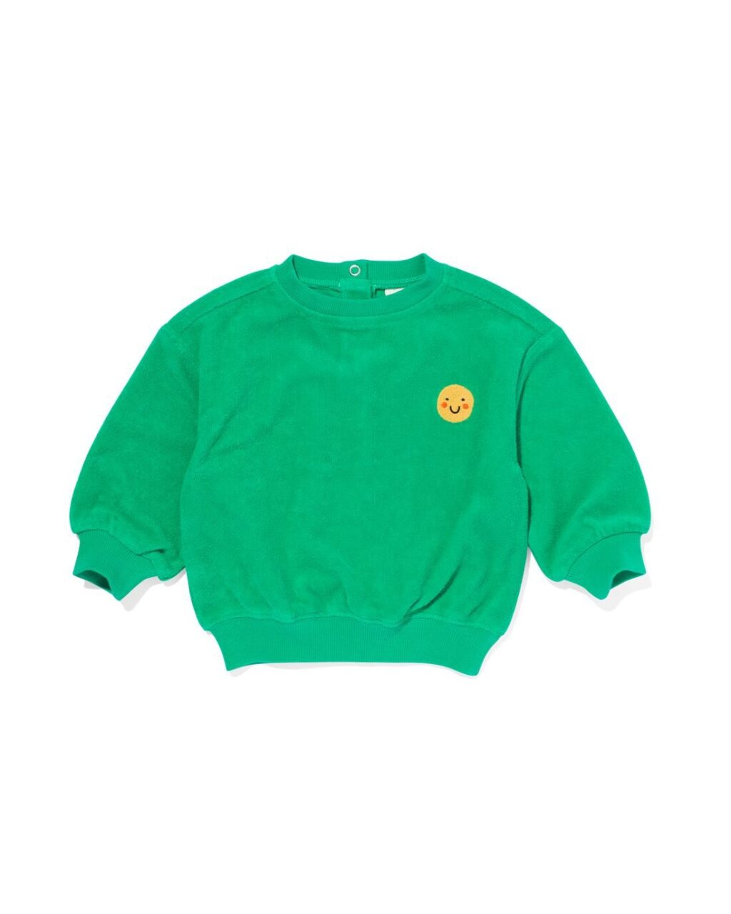 HEMA Baby Sweater Gezichtje Groen (groen) ~ Spinze.nl