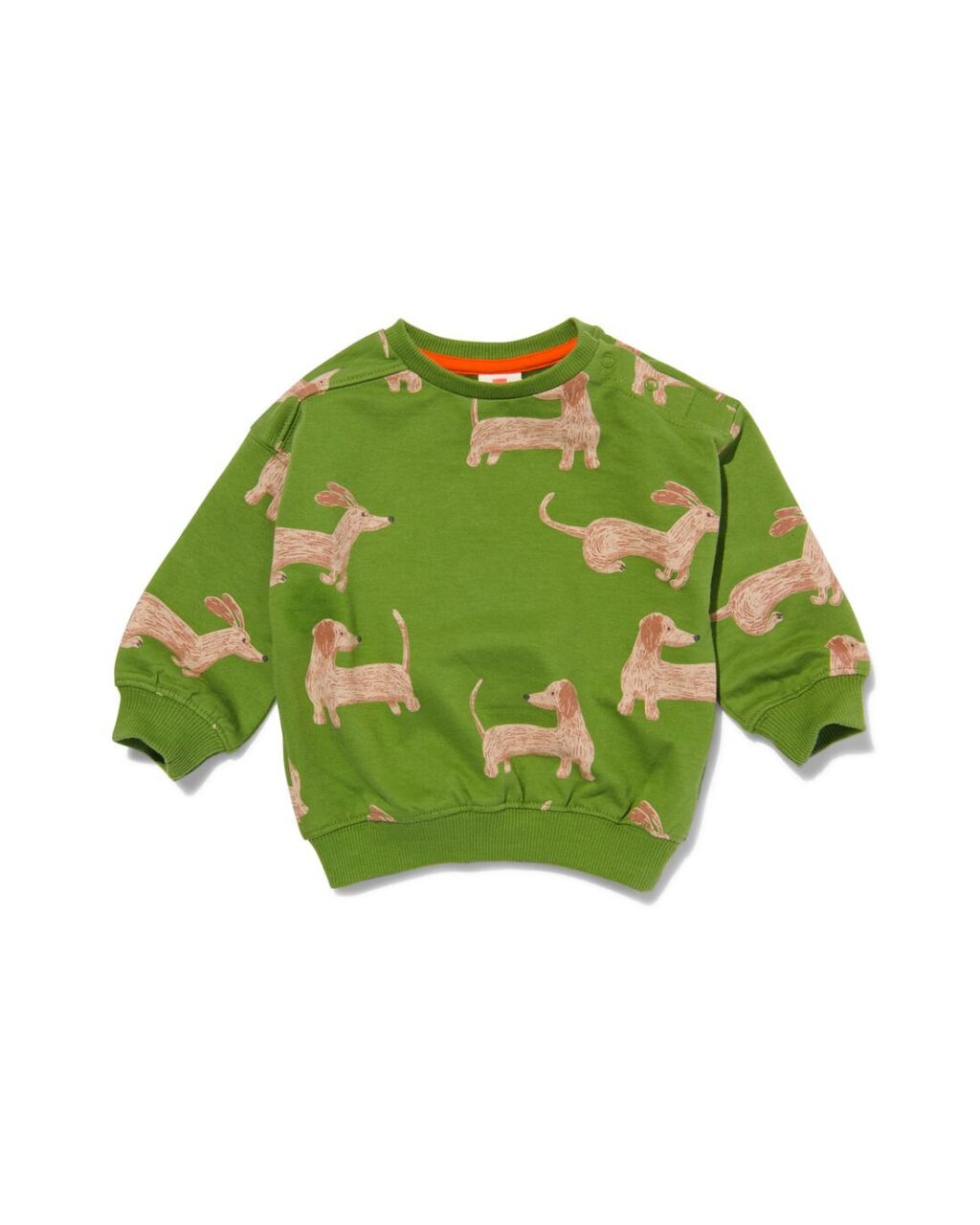 HEMA Baby Sweater Hond Groen (groen) ~ Spinze.nl