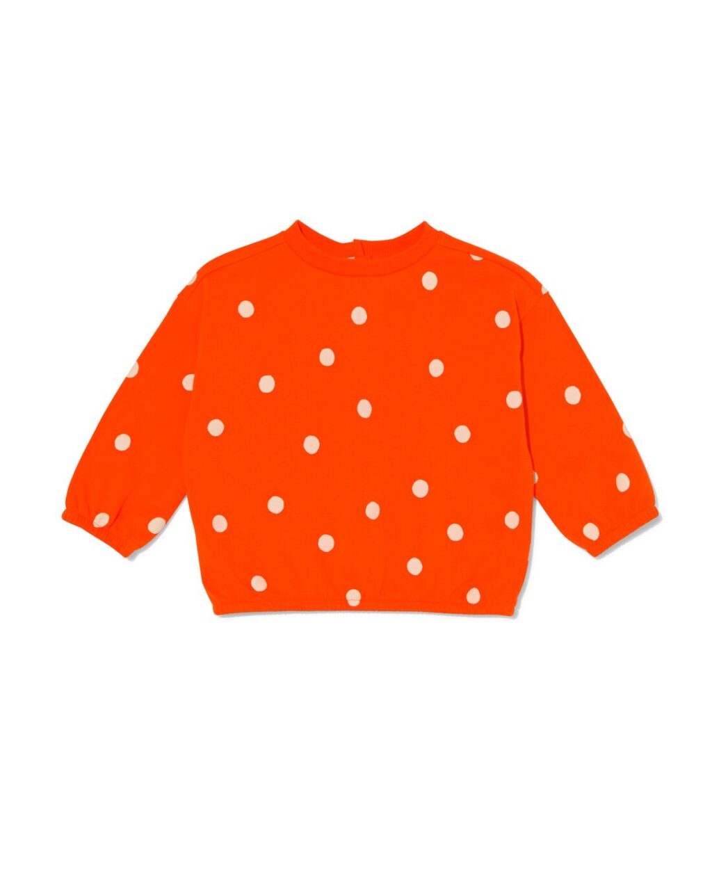 HEMA Baby Sweater Stippen Oranje (oranje) ~ Spinze.nl
