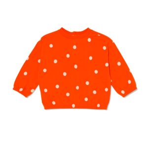 HEMA Baby Sweater Stippen Oranje (oranje) ~ Spinze.nl