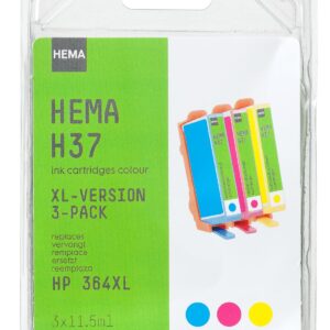 HEMA HEMA Cartridge H37 Voor De HP 364 CMY Multipack XL ~ Spinze.nl