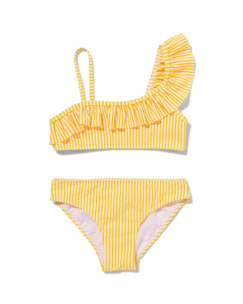 HEMA Kinder Bikini Asymmetrisch Geel (geel) ~ Spinze.nl