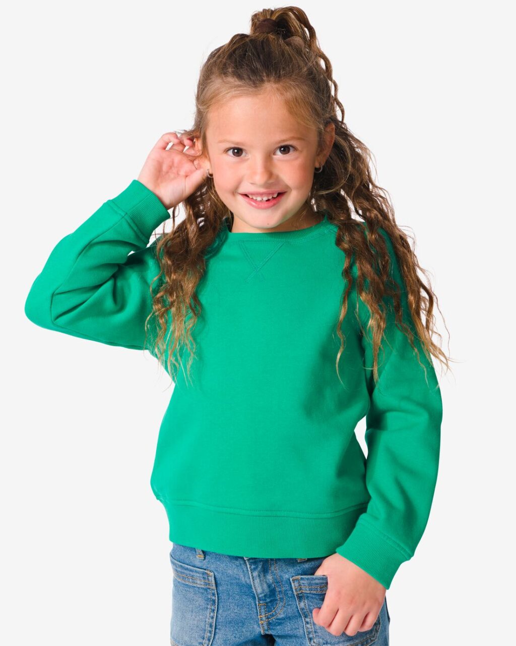 HEMA Kindersweater Groen (groen) ~ Spinze.nl