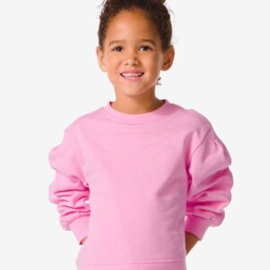HEMA Kindersweater Met Ballonmouw Lichtroze (lichtroze) ~ Spinze.nl