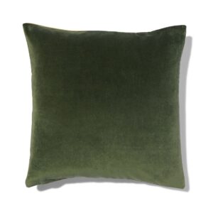 HEMA Kussenhoes Velours 50x50 Groen (groen) ~ Spinze.nl