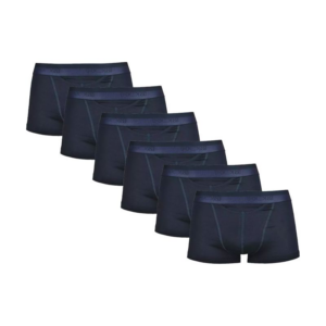 HOM HO1 boxershorts premium cotton 6-pack brief - navy ~ Spinze.nl