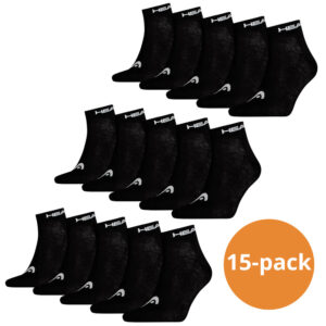 Head Quarter sokken 15-pack Zwart-39/42 ~ Spinze.nl