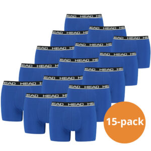 Head boxershorts Blue/Black15-Pack-L ~ Spinze.nl