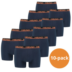 Head boxershorts Orange/Peacoat 10-Pack-S ~ Spinze.nl