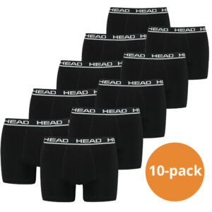 Head boxershorts black 10-Pack-XL ~ Spinze.nl