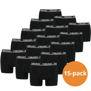 Head boxershorts black 15-Pack-S ~ Spinze.nl