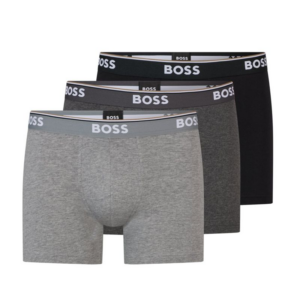 Hugo Boss 3-pack boxershorts brief open grey ~ Spinze.nl
