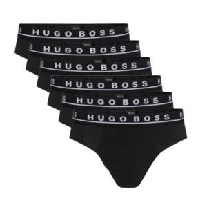 Hugo Boss 6-pack heren slips - zwart ~ Spinze.nl