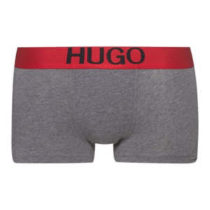 Hugo Boss boxershort lage taille - grijs/rood ~ Spinze.nl