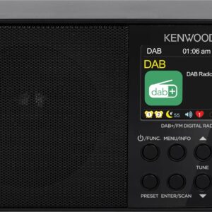 Kenwood CRM30DAB DAB radio Zwart ~ Spinze.nl