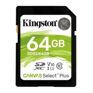 Kingston Canvas Select Plus SDHC 64GB SD-Kaart Zwart ~ Spinze.nl