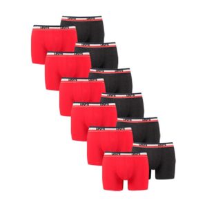 Levi's 12-pack boxershorts 200SF red antraciet ~ Spinze.nl
