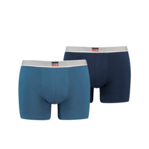 Levis Boxershorts Organic Cotton Sportswear Label 2-pack Blue Combo-XL ~ Spinze.nl