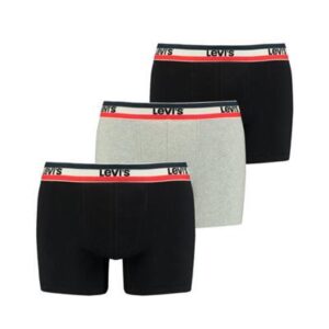 Levi's Boxershorts Sportswear Logo Brief black/grey melange 3-Pack-L ~ Spinze.nl