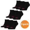Levi's Sneaker Sokken 9-pack Batwing Logo Zwart-39/42 ~ Spinze.nl