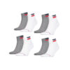Levi's Sokken Mid Cut Logo 8-Pack Grey / White-35/38 ~ Spinze.nl
