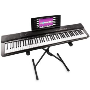 MAX KB6 digitale piano met 88 aanslaggevoelige toetsen en ~ Spinze.nl