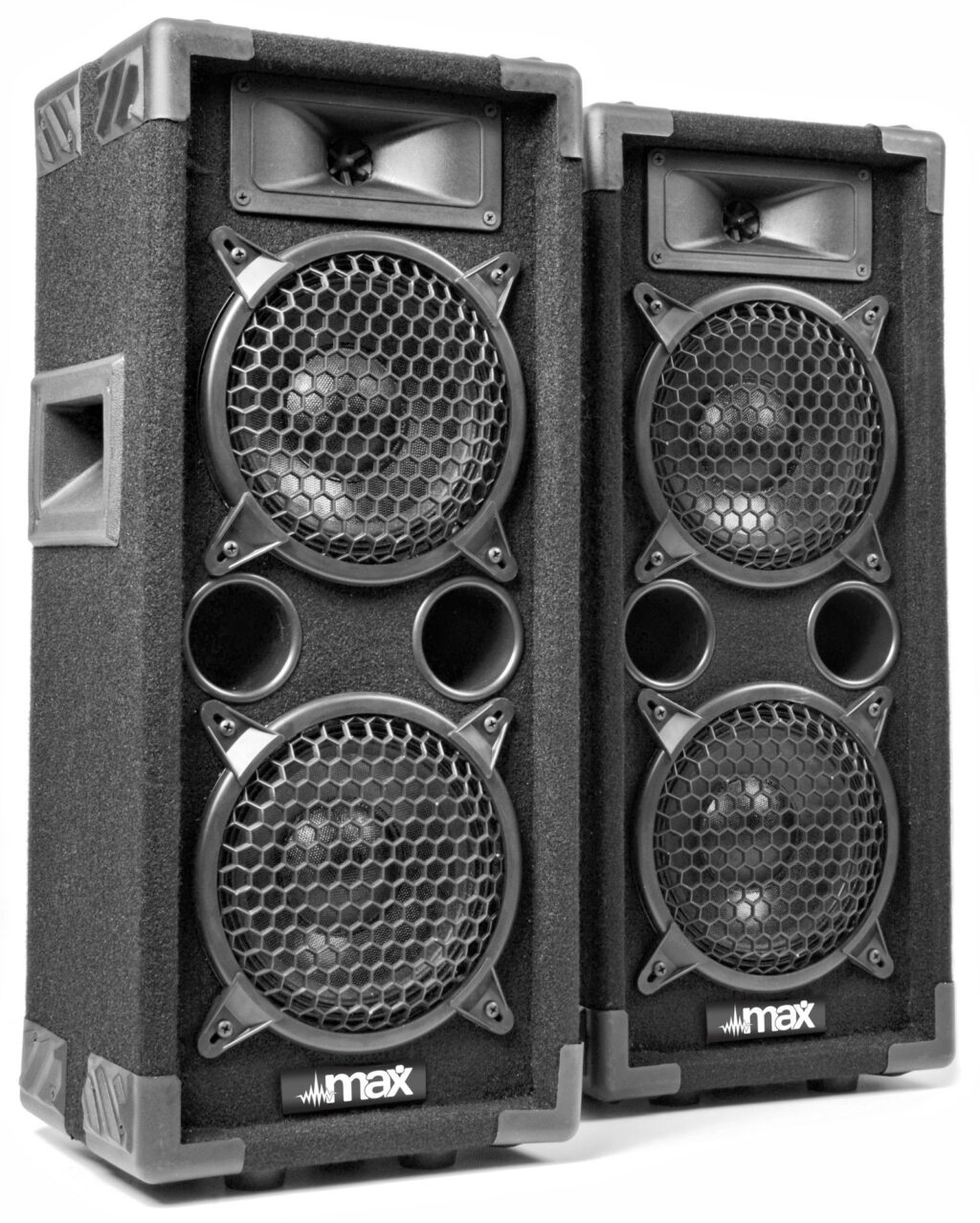 MAX MAX26 1200W Disco Speakerset 2 x 6" ~ Spinze.nl