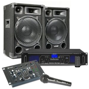 MAX12 DJ set met o.a. speakers