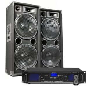 MAX212 DJ luidspreker en Bluetooth versterker combinatie 2800W ~ Spinze.nl