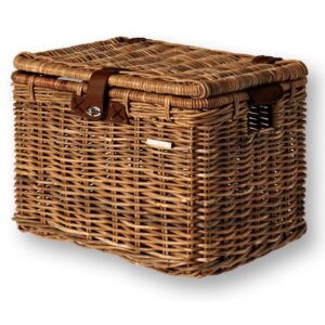 Mand riet denton basket L 45x32x32 nature brown ~ Spinze.nl