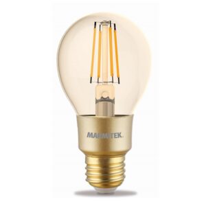 Marmitek GLOW MI - Smart Wi-Fi LED filament bulb M - E27 | 650 lumen | 6 W = 40 W Smartverlichting Transparant ~ Spinze.nl