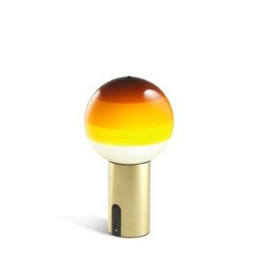 Marset Dipping Light Portable Tafellamp - Oranje - Messing ~ Spinze.nl