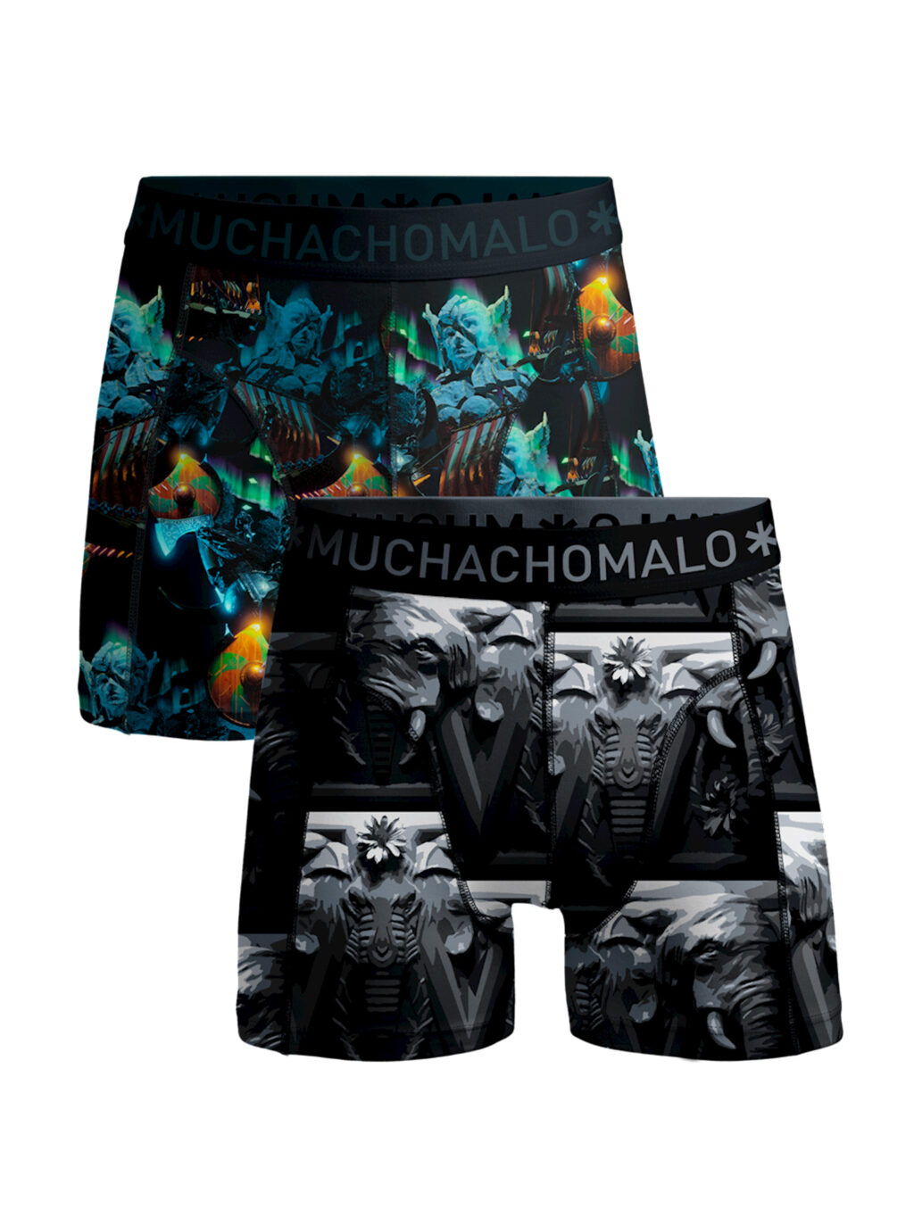 Muchachomalo Boxershorts 2-pack Elephant Norway-XXL ~ Spinze.nl