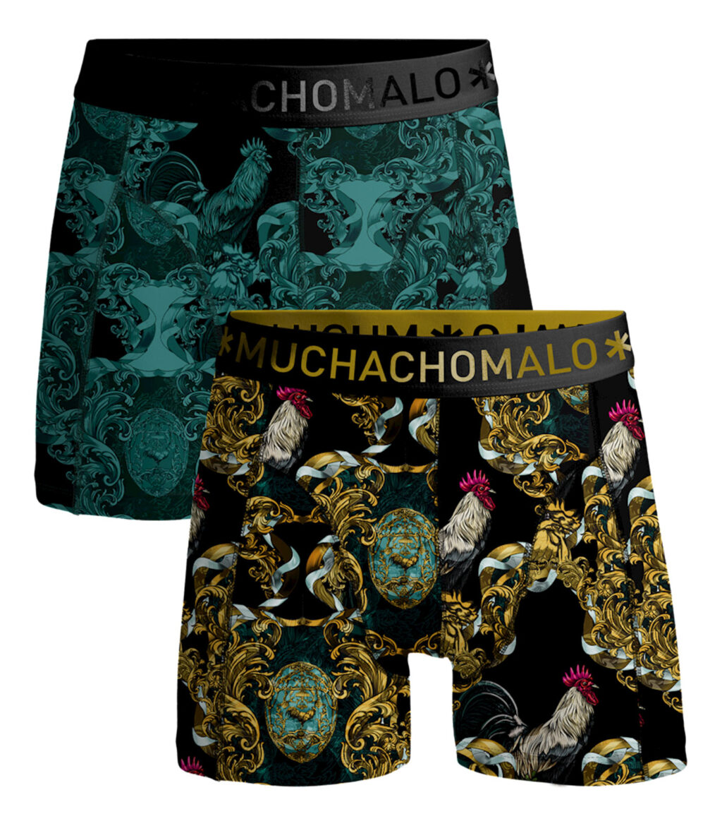 Muchachomalo Boxershorts 2-pack Man Rooster-M ~ Spinze.nl